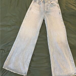 Citizens Of Humanity Beverly Light Blue Wide Leg Jeans
